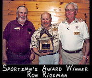 2008 Sportsman's Award  Winner Ron Rickman