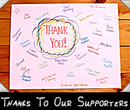 Thanks to our supporters!