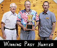 2016 Winning Past Hunter Will Brocker shown here with Al Lawrence (left) and Ken Lawrence (right)