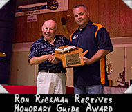 Ron Rickman receives 2016 WMH Honorary Guide Award   Ron Rickman, jr