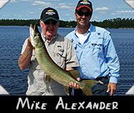 Past HunterMike Alexander hooked this 35-incher guided by Isaac Laube