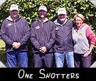 One Shotters  -  Dick Remaly, Scott Remly, Chuck Brodie, Greeter Wanda Has