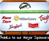 World Musky Hunt Thanks our Major Sponsors