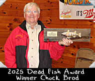2025 WMH Dead Fish Award Winner Chuck Brod